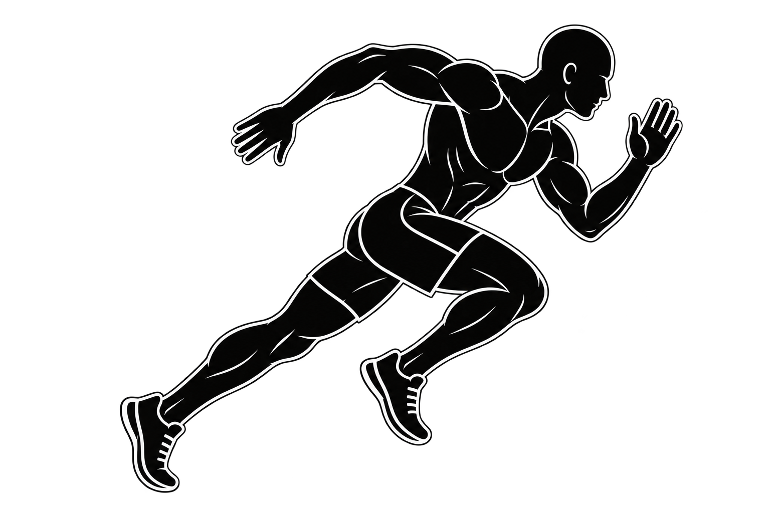 Atleta corriendo una milla